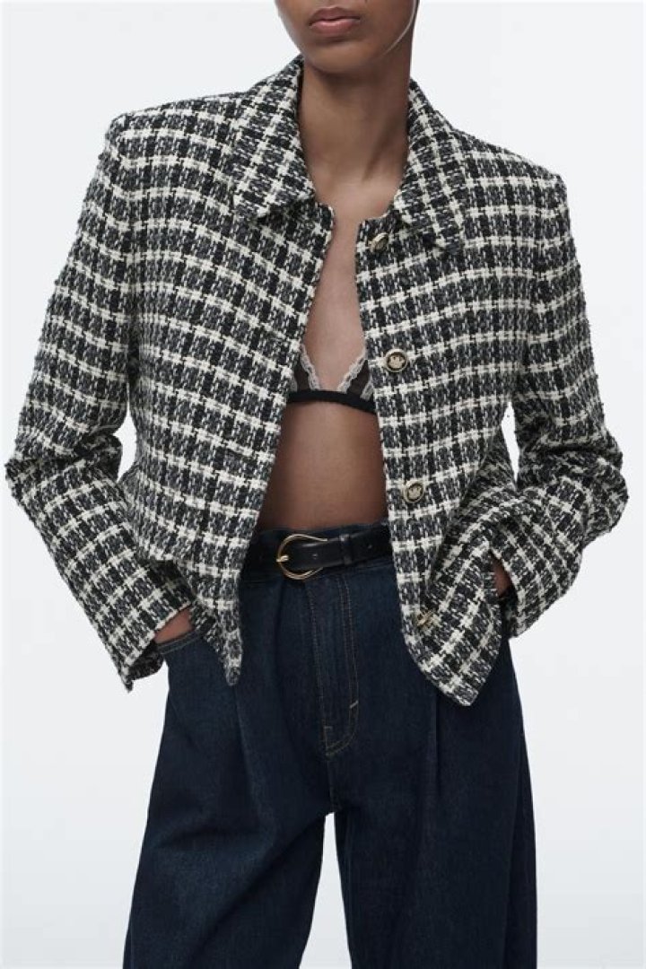 Unveil The Timeless Allure Of Red And White Houndstooth Jackets