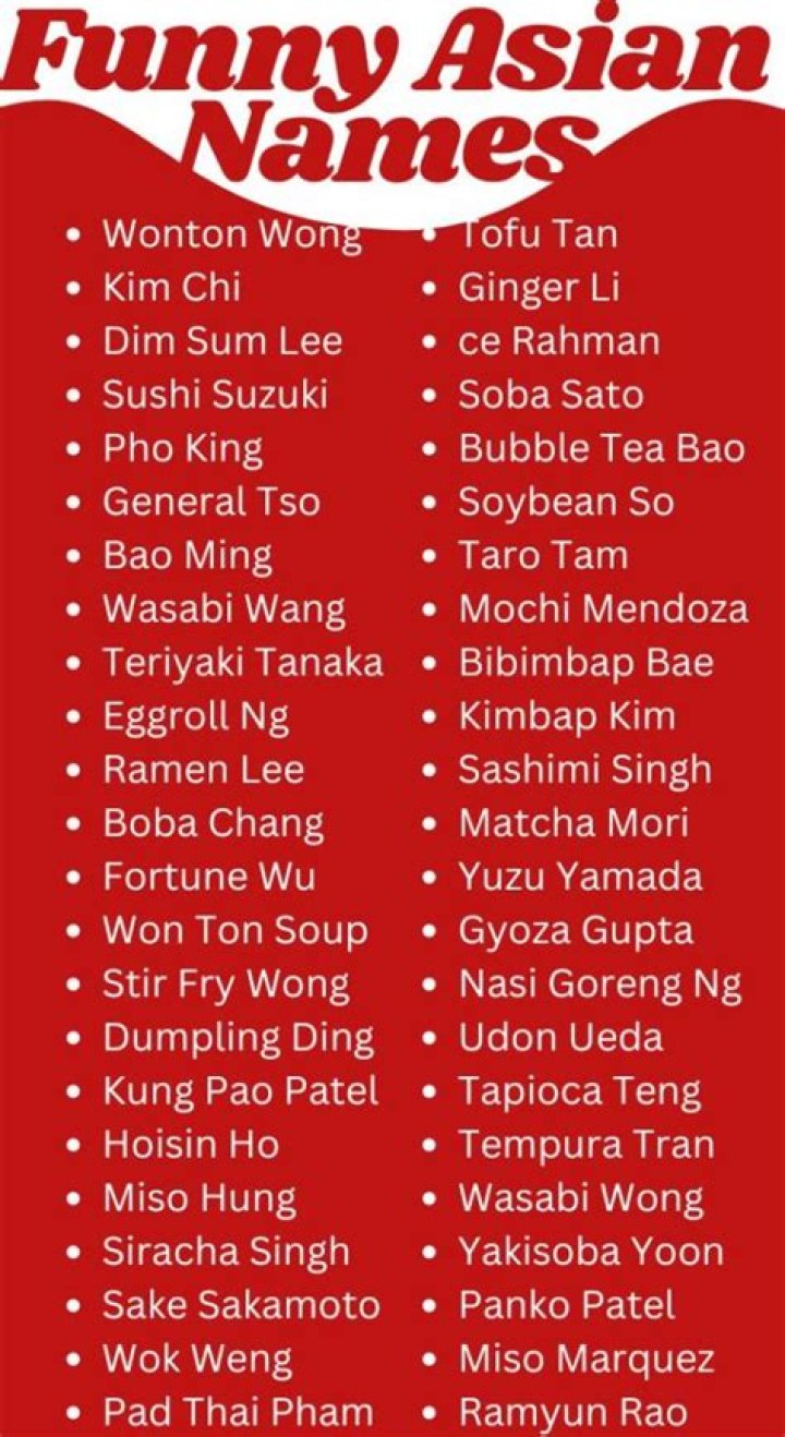 Unveil The World Of Funny Asian Nicknames: Discoveries And Insights
